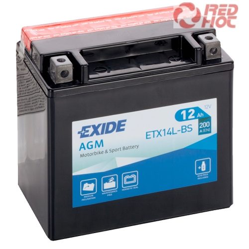 EXIDE ETX14L-BS YTX14-BS