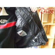 Roleff, RO 10003 motoros kabát protektorral  kivehető thermo béléssel fekete/ezüst