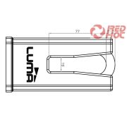 Luma Lánc + Lakat + Tárcsafékzár kit Duo Solido 110cm