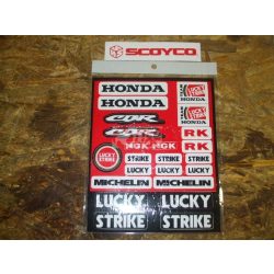 Honda matrica szett A5 Lucky Strike